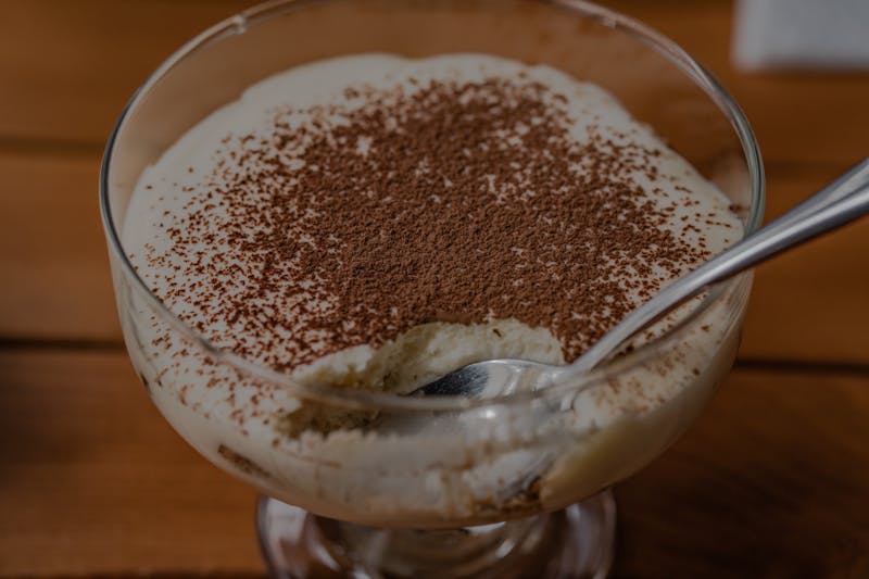 Tiramisu dessert at Via 313 restaurant
